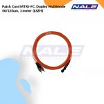 Netviel Patch Cord MTRJ-FC, Duplex Multimode 50/125um, 1 meter (LSZH) (NVL-DPMM2-MTRJ-FC-001)