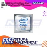 HPE DL160 Gen10 Intel Xeon-Silver 4208 (2.1GHz/8-core/85W) Processor Kit (P11125-B21)