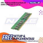 HPE 16GB (1x16GB) Dual Rank x8 DDR4-2400 CAS-17-17-17 (862976-B21)