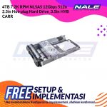 4TB 7.2K RPM NLSAS 12Gbps 512n 2.5in Hot-plug Hard Drive, 3.5in HYB CARR (S9-SAS)