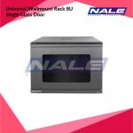 Universal Wallmount Rack 8U Single Glass Door