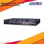 Edge Core 8 x GE PoE + 2CG + 2 100/1000 SFP L2+ Switch (Power Budget 180W) (ECS4100-12PH)