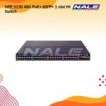 HPE 5130 48G PoE+ 4SFP+ 1-slot HI Switch (JH326A)