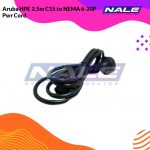 Aruba HPE 2.5m C15 to NEMA 6-20P Pwr Cord