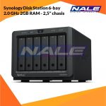 Synology Disk Station 6-bay 2.0 GHz 2GB RAM - 2,5" chasis (DS620slim)