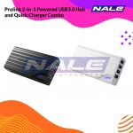 Prolink 2-in-1 Powered USB3.0 Hub and Quick Charger Combo (PUH501)
