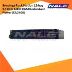 Synology Rack Station 12-bay 2.1 GHz 16GB RAM Redundant Power (SA3400)