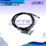 Mikrobits QSFP+ Direct Attach Breakout Cable 40G 3M