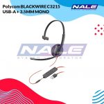 Polycom BLACKWIRE C3215 USB-A + 3.5MM MONO