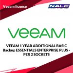 VEEAM 1 YEAR ADDITIONAL BASIC  Backup ESSENTIALS ENTERPRISE PLUS - PER 2 SOCKETS