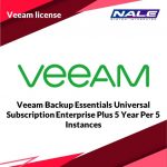 Veeam Backup Essentials Universal Subscription Enterprise Plus 5 Year Per 5 Instances