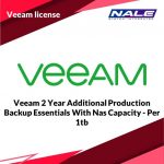 Veeam 2 Year Additional Production Backup Essentials With Nas Capacity - Per 1tb