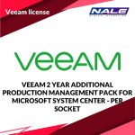 VEEAM 2 YEAR ADDITIONAL PRODUCTION MANAGEMENT PACK FOR MICROSOFT SYSTEM CENTER - PER SOCKET