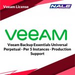 Veeam Backup Essentials Universal Perpetual - Per 5 Instances - Production Support