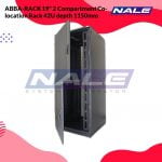 ABBA_RACK 19" 2 Compartment Co-location Rack 42U depth 1150mm