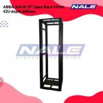 ABBA-RACK 19" Open Rack 4 Post 42U depth 600mm