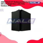 ABBA-RACK 19" Wallmount 12U Depth 600 mm ( Single Door ), RAL7032, Outdoor, IP55