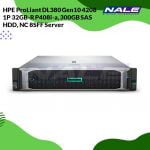 HPE ProLiant DL380 Gen10 4208 1P 32GB-R P408i-a, 300GB SAS HDD, NC 8SFF Server