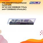 H3C S5024PV3-EI L2 Ethernet Switch with 24*10/100/1000BASE-T Ports and 4*1000BASE-X Ports,(AC)