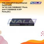 H3C S5016PV3-EI L2 Ethernet Switch with 16*10/100/1000BASE-T Ports and 4*1000BASE-X SFP Ports,(AC)