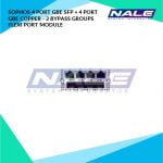 SOPHOS 4 PORT GBE SFP + 4 PORT GBE COPPER - 2 BYPASS GROUPS FLEXI PORT MODULE