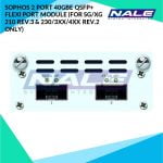 SOPHOS 2 PORT 40GBE QSFP+ FLEXI PORT MODULE (FOR SG/XG 210 REV.3 & 230/3XX/4XX REV.2 ONLY)