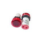 ECLAT PILOT LAMP LED AMP VOLT METER 22MM 0-100A 20-500V ROUND LED RED INDICATOR