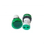 ECLAT PILOT LAMP LED AMP METER 22MM 0-100A ROUND PANEL GREEN INDICATOR
