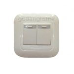 SAKLAR DOUBLE PANASONIC WEJ5531 WIDE SERIES