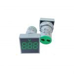 ECLAT PILOT LAMP LED VOLT AMP METER 22MM 0-100A 20-500V SQUARE LED GREEN INDICATOR