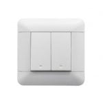 Schneider Saklar Double Arcato 2G 1W White (E8132L1_WE)