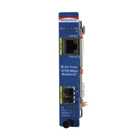 Advantech Managed Hardened Modular Media Converter, 100Mbps, SFP (IMC-750I-SFP)