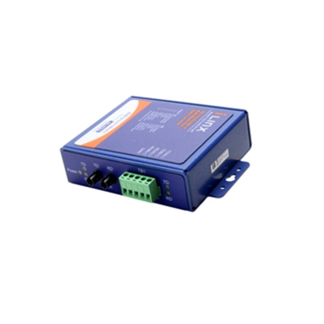 Advantech ULI-211E - Heavy Industrial RS-232/422/485 (Terminal Block) to Multimode Fiber (ST Connector). Panel Mount Metal Chassis (BB-FOSTCDRI-PH-MT)