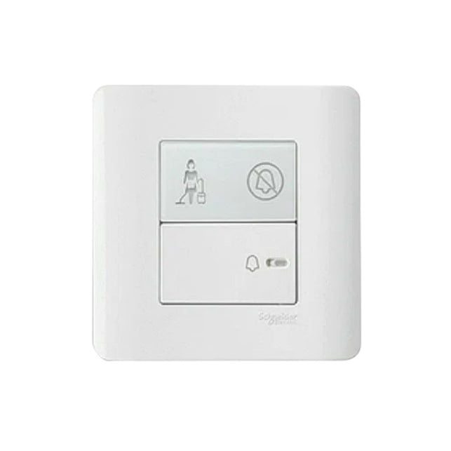 SAKLAR BELL SCHNEIDER ZENCELO E8431BPDM_WE DO NOT DISTURB W SYMBOL