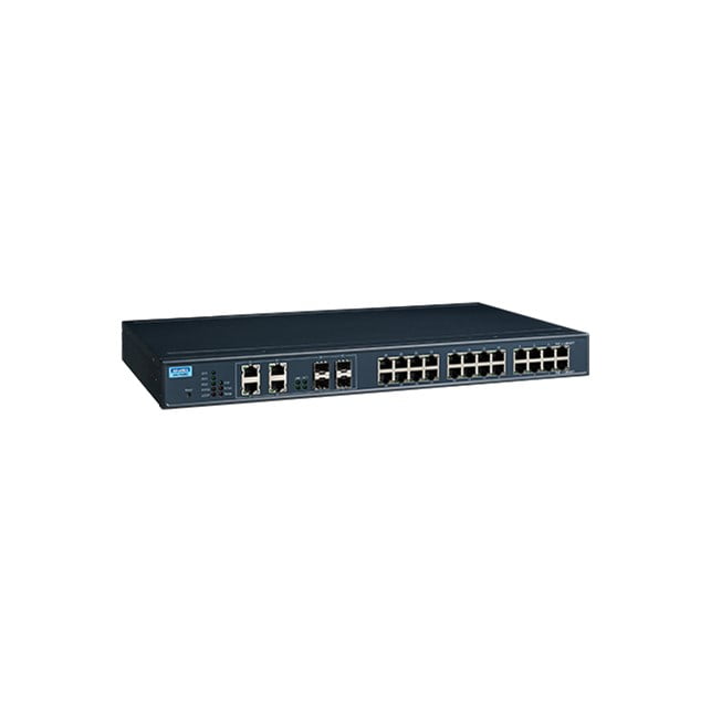 Advantech 24G+4G Combo Port POE Managed Switch w/Wide Temp (EKI-7428G-4CPI-AE)
