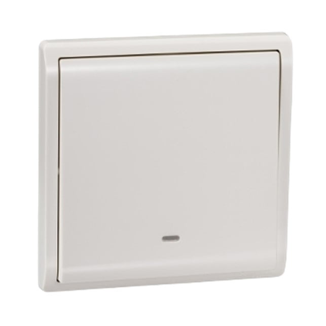 SAKLAR HOTEL SINGLE PIENO E8231L2F_WE 1G 2W FLUO WHITE SCHNEIDER