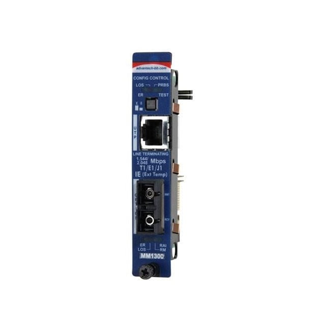 Advantech Managed Hardened Modular Media Converter, DS1, Single-Strand 1310xmt, 20km, SC