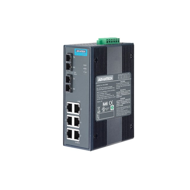 Advantech 6G+2G SM Unmanaged Ethernet Switch (EKI-2728S-AE)