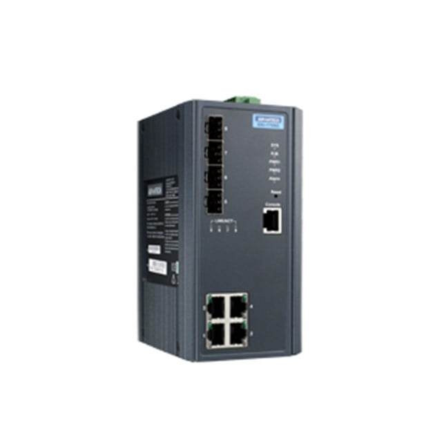 Advantech 4FE + 4SFP Managed Ethernet Switch (EKI-7708E-4F-AE)