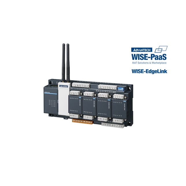 ADVANTECH ADAM Intelligent Remote Terminal Unit (RTU) with WISE-PaaS/EdgeLink, 8DI/4DO/8AI, 4-Slot IO Expansion
