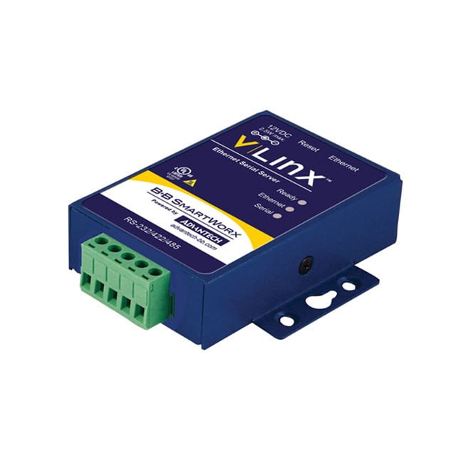 Advantech BB-MESP211T Modbus Gateway, RS-232/422/485 TB, Panel Mont, AC Adapter