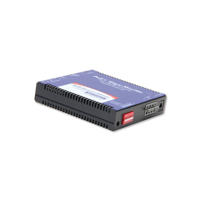 Advantech IMC-390-M1-PS Mini PoE+ Media Converter, 1000Mbps, Multimode 850nm, 550m, SC, AC adapter w/o power cord