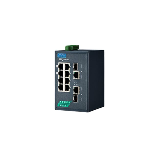 Advantech ETHERNET DEVICE, 8FE+2G Ind. Switch with PROFINET, W/T. (EKI-5629CI-PN-AE)