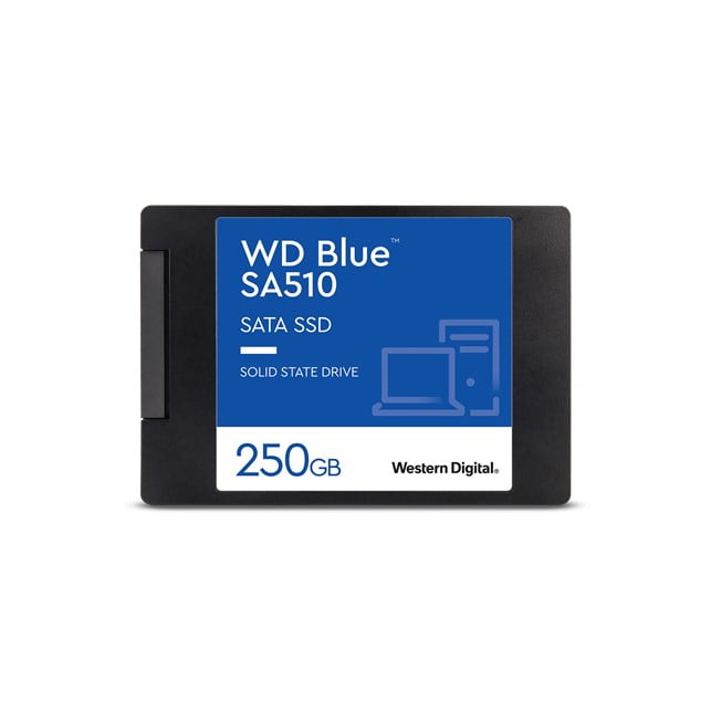 WD Blue SA510 SATA SSD 2.5”/7mm Cased 250 GB (WDS250G3B0A)