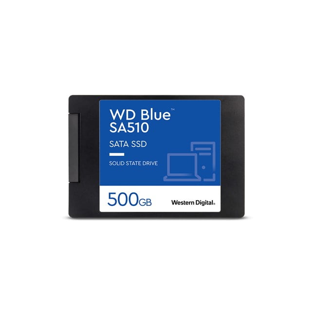 WD Blue SA510 SATA SSD 2.5”/7mm Cased 500 GB (WDS500G3B0A)
