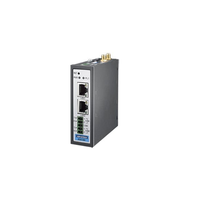Advantech Industrial Communication Gateway with TI Cortex A8, 2 LAN & 2 COM (ECU-1051)