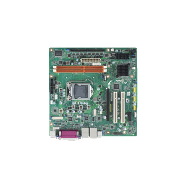 Advantech CIRCUIT BOARD, MicroATX with VGA/(DVI)/10COM/10USB/1 LAN/NO PCI (AIMB-501VG-KSA1E)