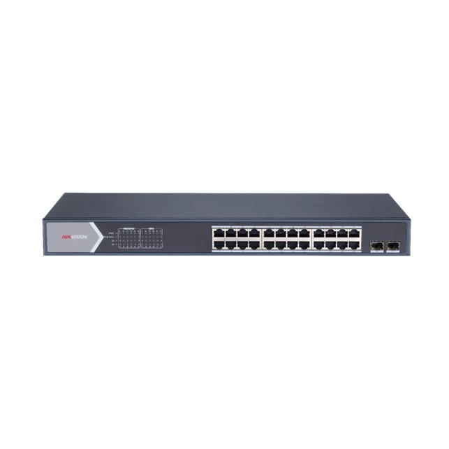 HikVision 24 Port Gigabit Unmanaged POE Switch (DS-3E0526P-E/M)