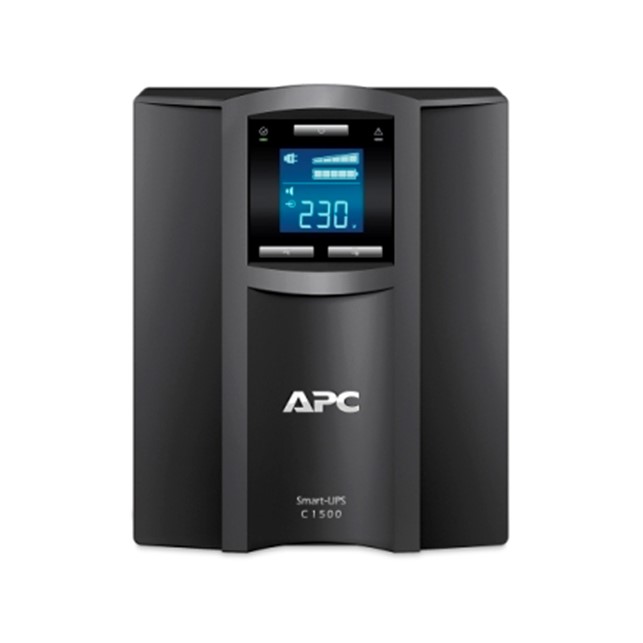 APC Smart-UPS C, Line Interactive, 1500VA, Tower, 230V, 8x IEC C13 outlets (SMC1500i)