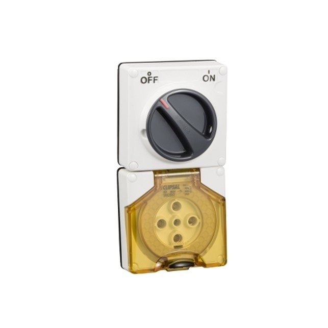 SCHNEIDER SAKLAR + STOP KONTAK 5P (S56C550GY)